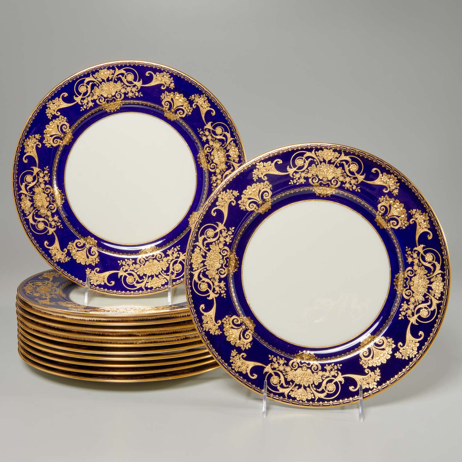 ELEGANT SET (12) LENOX GILT
