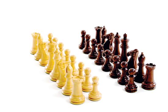 Elegant Staunton carved wood