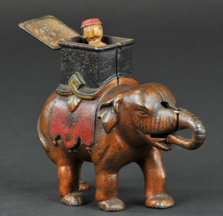 ELEPHANT HOWDAH MAN POPS OUT