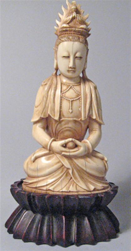 Elephant ivory model of Bodhisattva