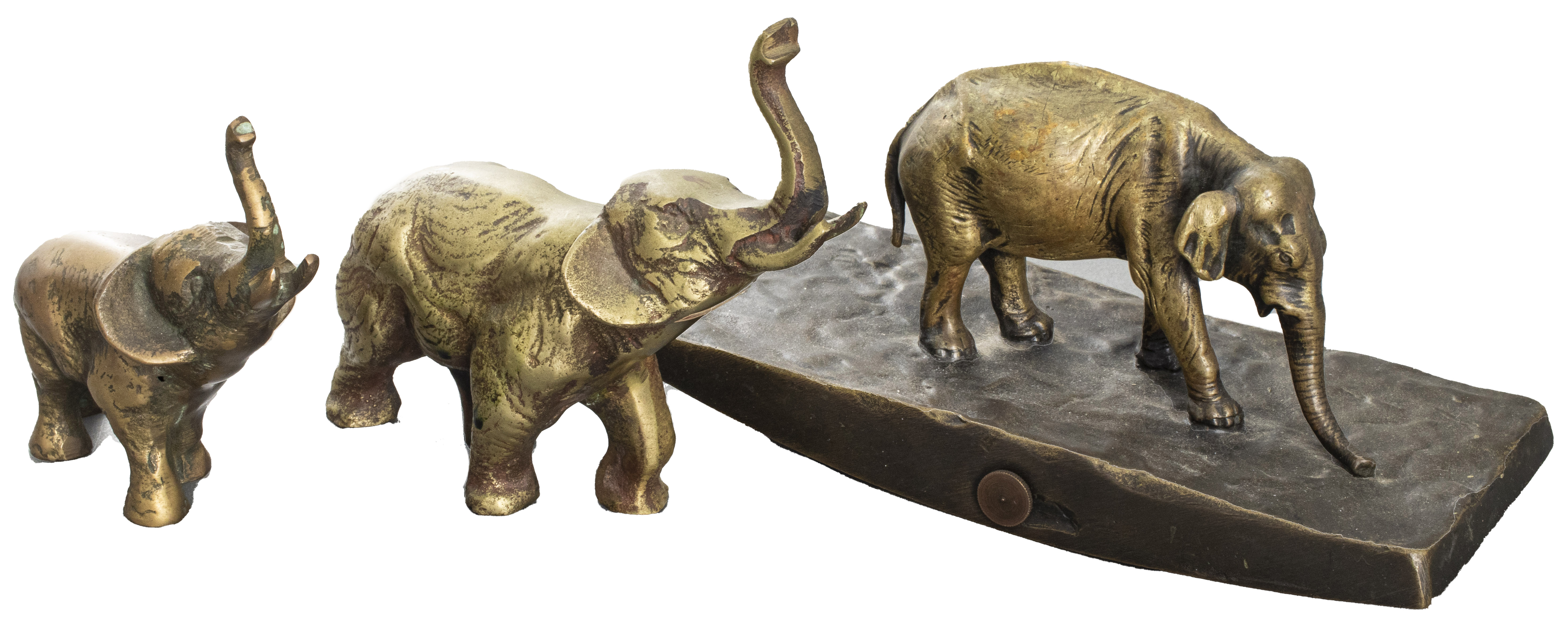 ELEPHANT MOTIF BRONZE DESK