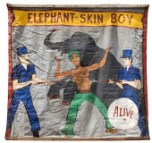 ELEPHANT-SKIN BOY. ALIVE.Eleph