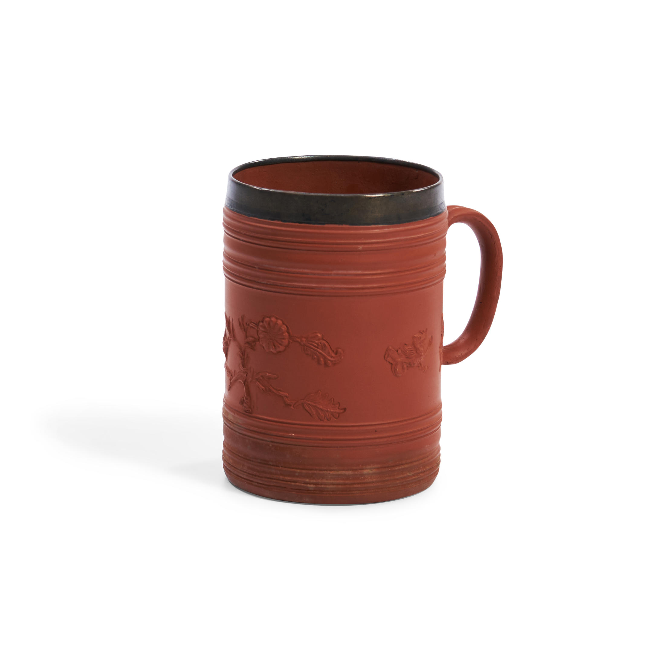 ELERS-TYPE REDWARE MUG, ENGLAND, C.