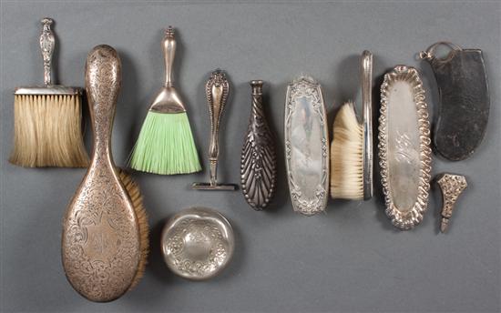 Eleven American sterling silver