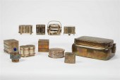 ELEVEN ASIAN METAL ALLOY INCEN