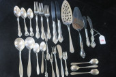 ELEVEN ASSORTED STERLING AND N