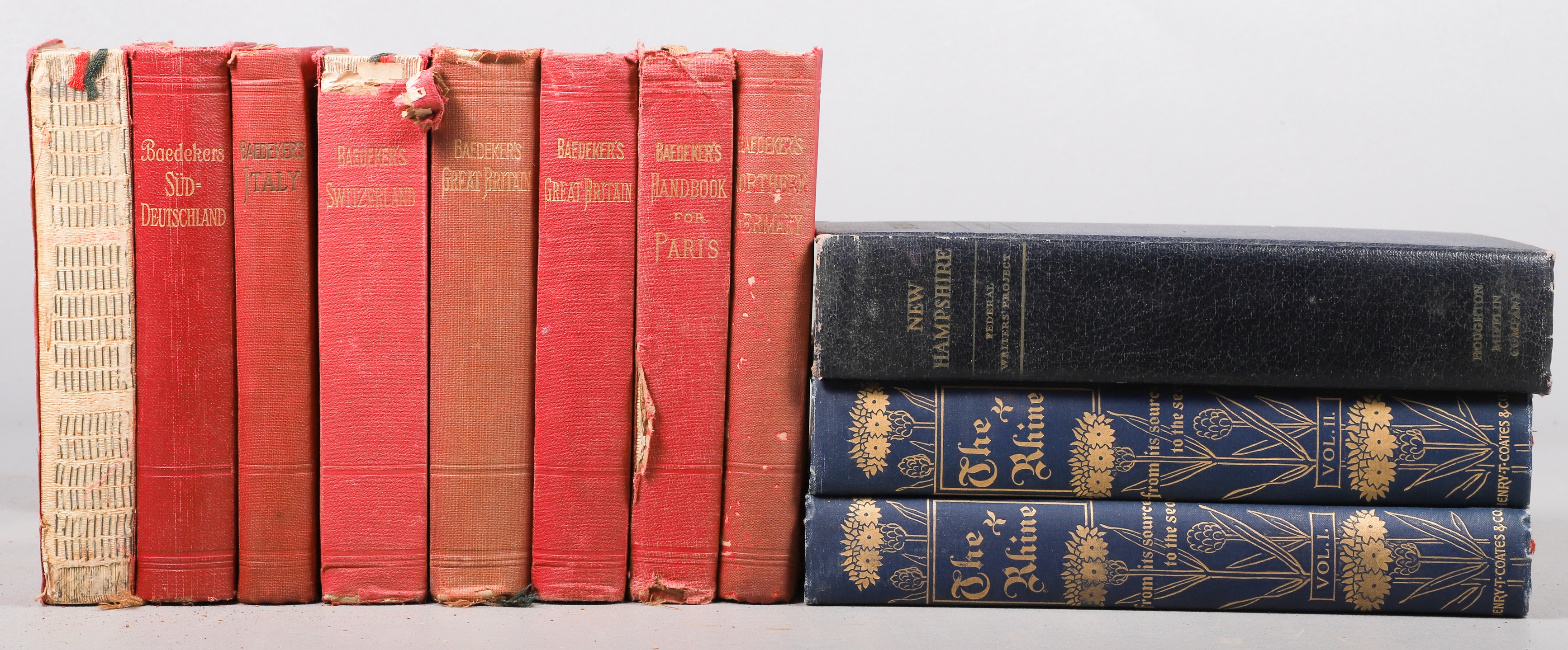 Eleven books about travel, c/o