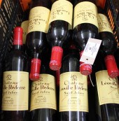 Eleven bottles of Chateau Leov
