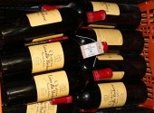 Eleven bottles of Chateau Leov