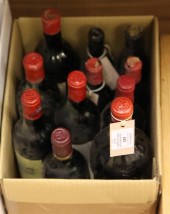 Eleven bottles (ten full-sized