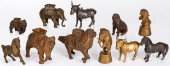 ELEVEN CAST IRON STILL ANIMAL
