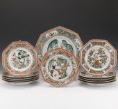 ELEVEN CHINESE EXPORT FAMILLE