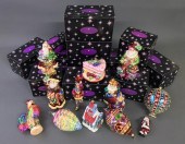 Eleven Christamas ornaments in