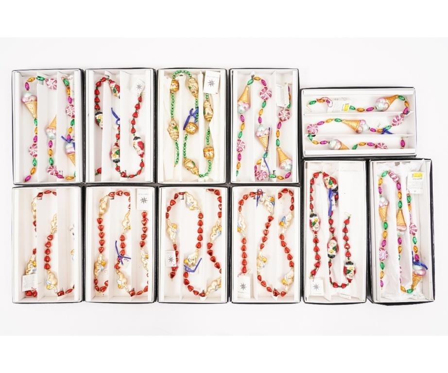 Eleven Christopher Radko boxed