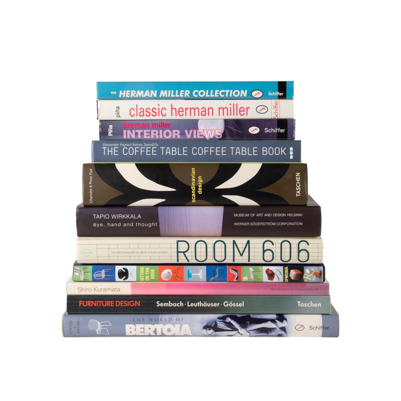 ELEVEN COFFEE TABLE BOOKS ON MCM