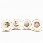 ELEVEN CUSTOM LENOX PLATES, IC