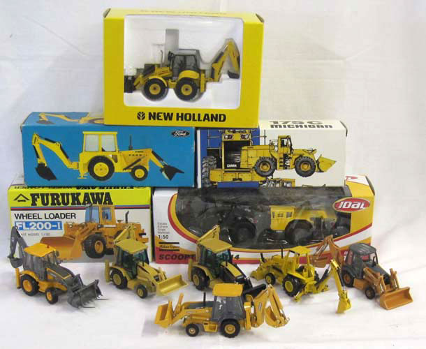 ELEVEN DIECAST SCALE MODELS OF