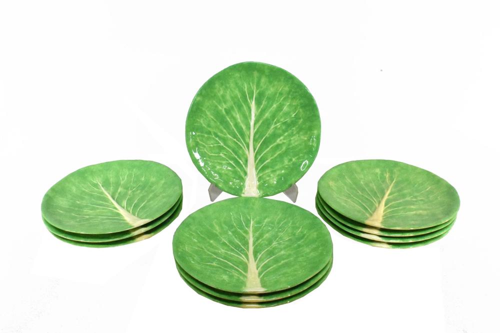 ELEVEN DODIE THAYER POTTERY LETTUCE