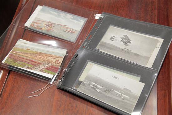 ELEVEN EARLY AVIATION POSTCARDS.