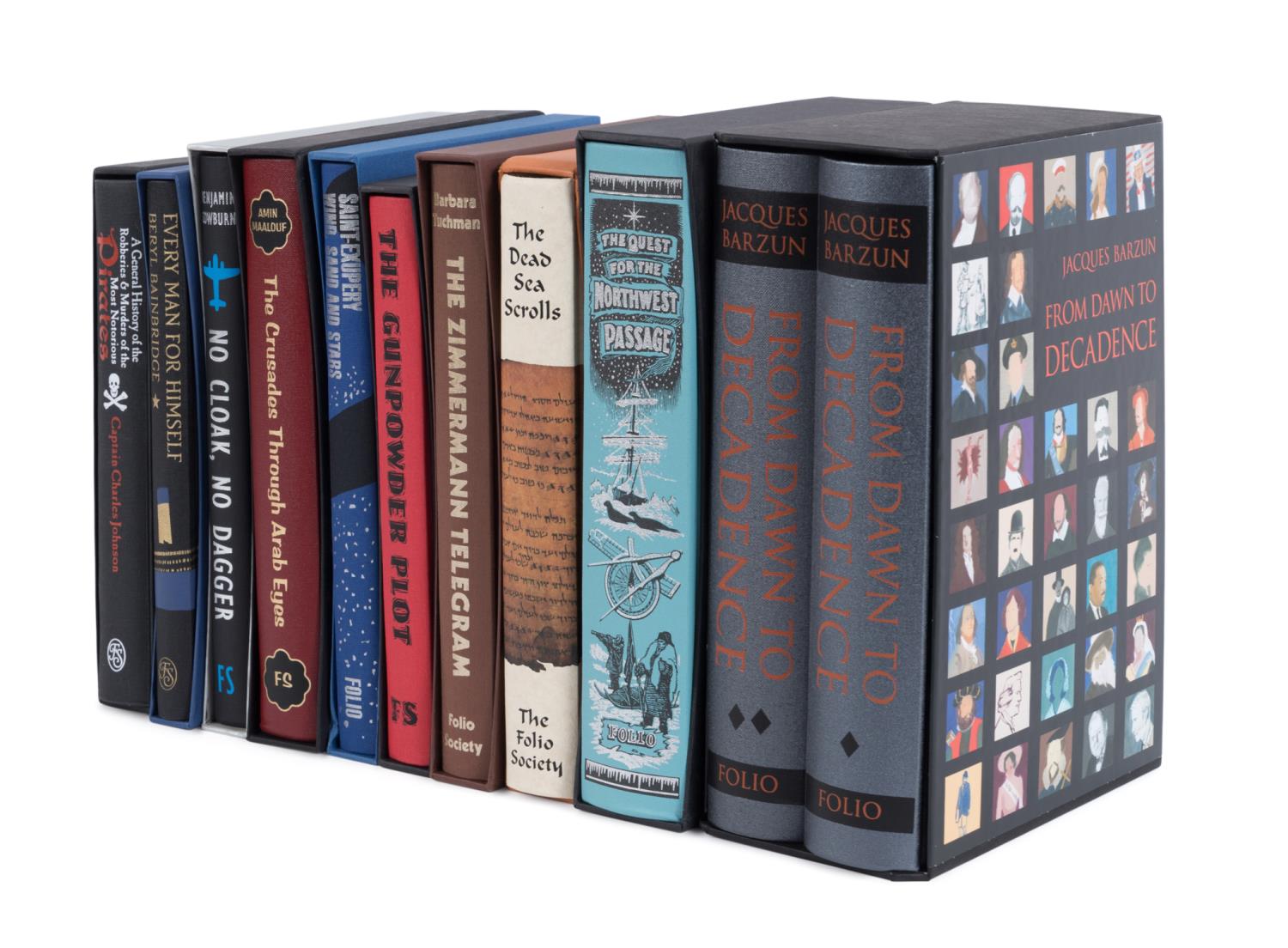 ELEVEN FOLIO SOCIETY BOOKS ON