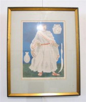 Eleven framed prints of medica