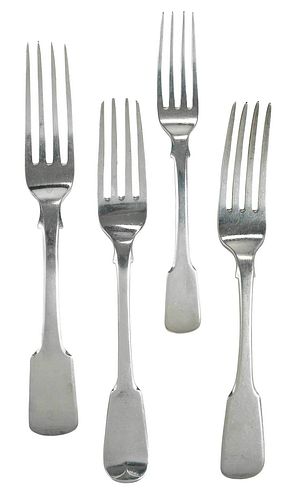ELEVEN GEORGE III ENGLISH SILVER