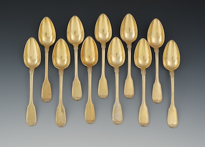 Eleven German Silver and Gold