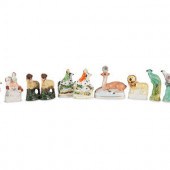Eleven Glazed Ceramic Animal F