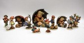 ELEVEN HUMMEL FIGURINES, MARKS