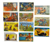 ELEVEN HUMOROUS THEMED POSTCAR