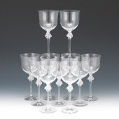 ELEVEN LALIQUE "ROXANE" CRYSTA