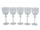 ELEVEN LALIQUE “ROXANE” TALL W