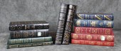 ELEVEN LEATHER BOUND BOOKSELEV