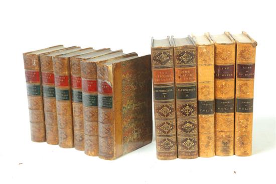 ELEVEN LEATHERBOUND VOLUMES. 