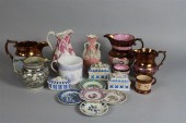 ELEVEN LUSTRE AND PARIAN PIECE