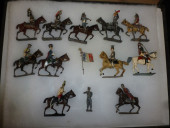 ELEVEN MOUNTED PRE WW II BRITA