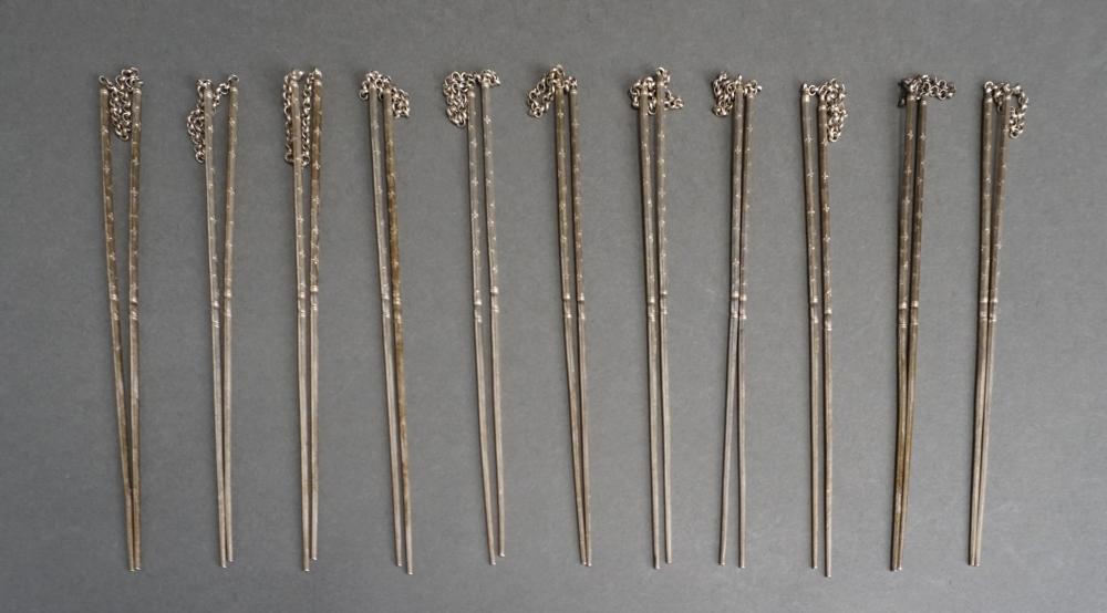 ELEVEN PAIRS OF CHINESE EXPORT