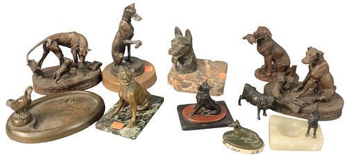 ELEVEN PIECE GROUP OF MINIATURE