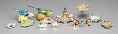 Eleven pieces assorted Herend: