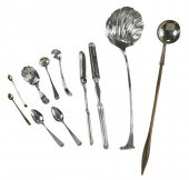 ELEVEN PIECES GEORGIAN ENGLISH
