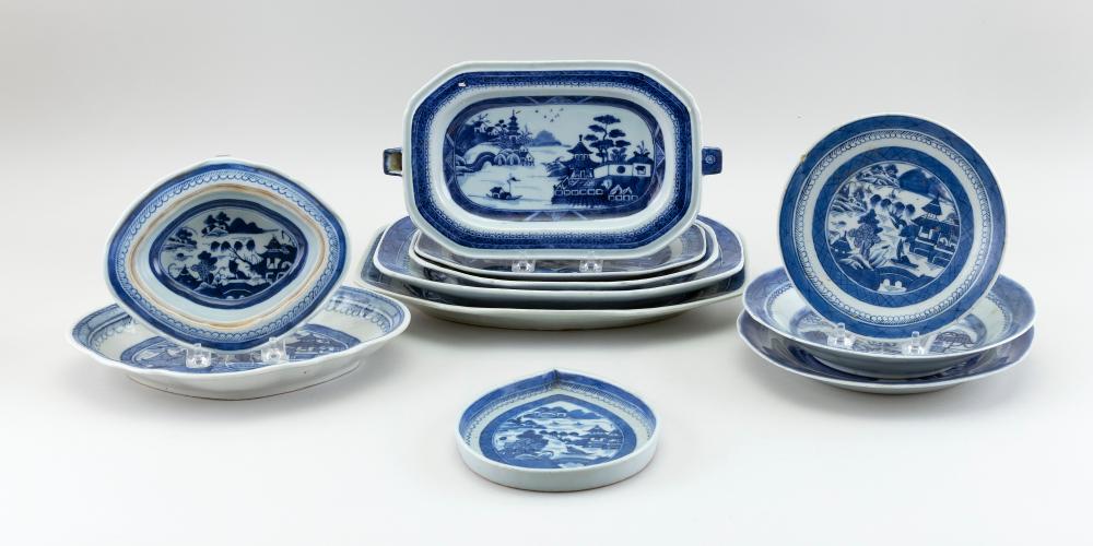 ELEVEN PIECES OF CHINESE EXPORT