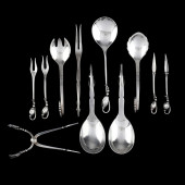 ELEVEN PIECES OF GEORG JENSEN