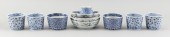 ELEVEN PIECES OF JAPANESE BLUE