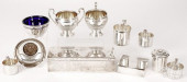 ELEVEN PIECES OF STERLING SILV