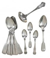 ELEVEN PIECES SOUTHERN COIN SI