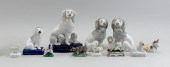 ELEVEN PORCELAIN ANIMAL FIGURE