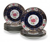 ELEVEN PORTUGUESE PORCELAIN CH
