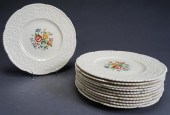 ELEVEN ROYAL CAULDON FLORAL DE