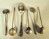 Eleven Russian silver, silver-