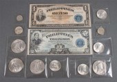 Eleven silver coins of the Phi